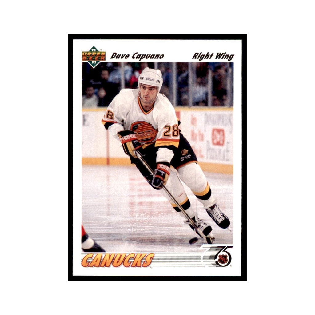 1991 Upper Deck Dave Capuano Hockey Cards #202