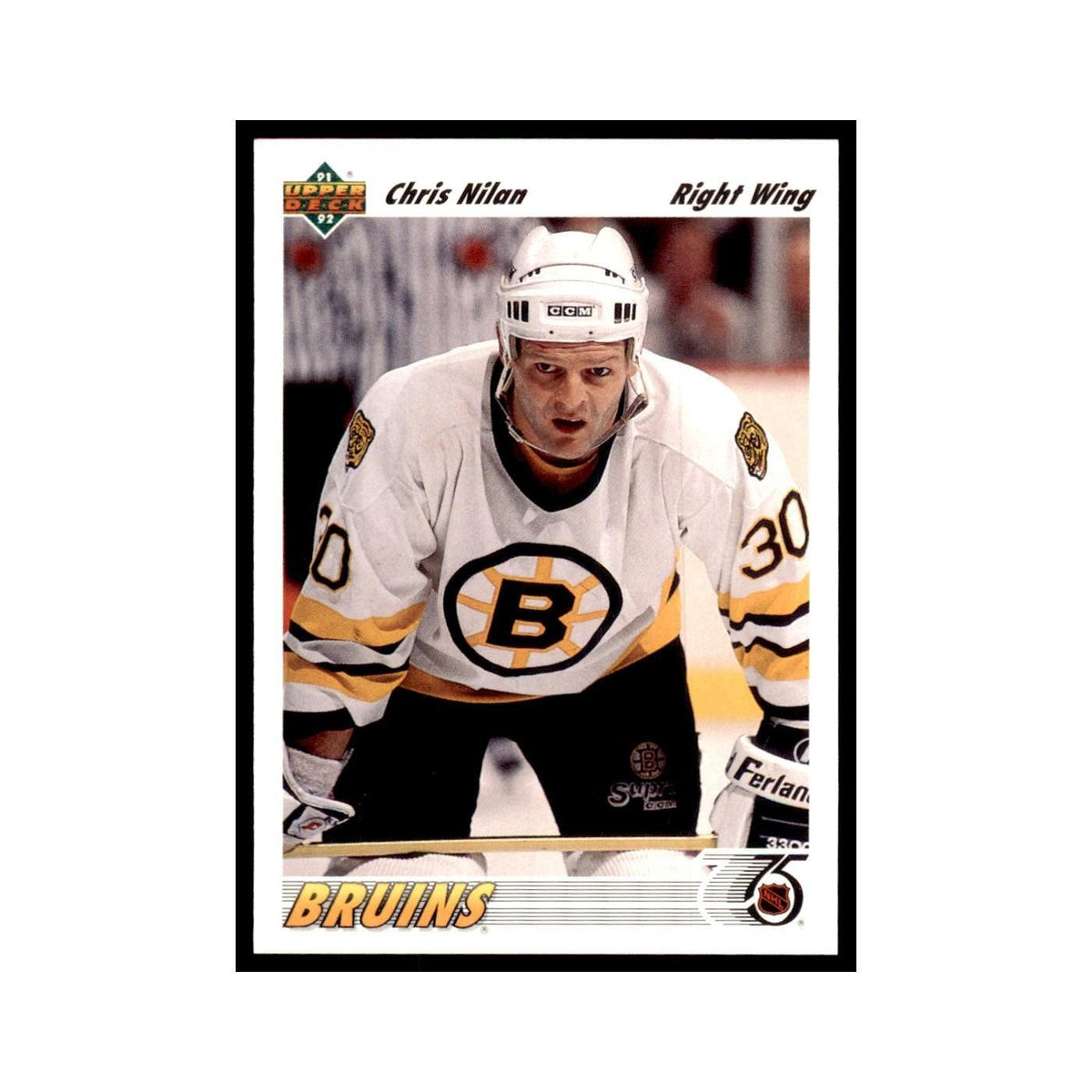 1991 Upper Deck Chris Nilan Hockey Cards #237