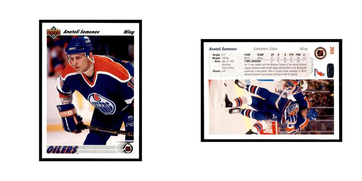 1991 Upper Deck Anatoli Semenov Hockey Cards #269