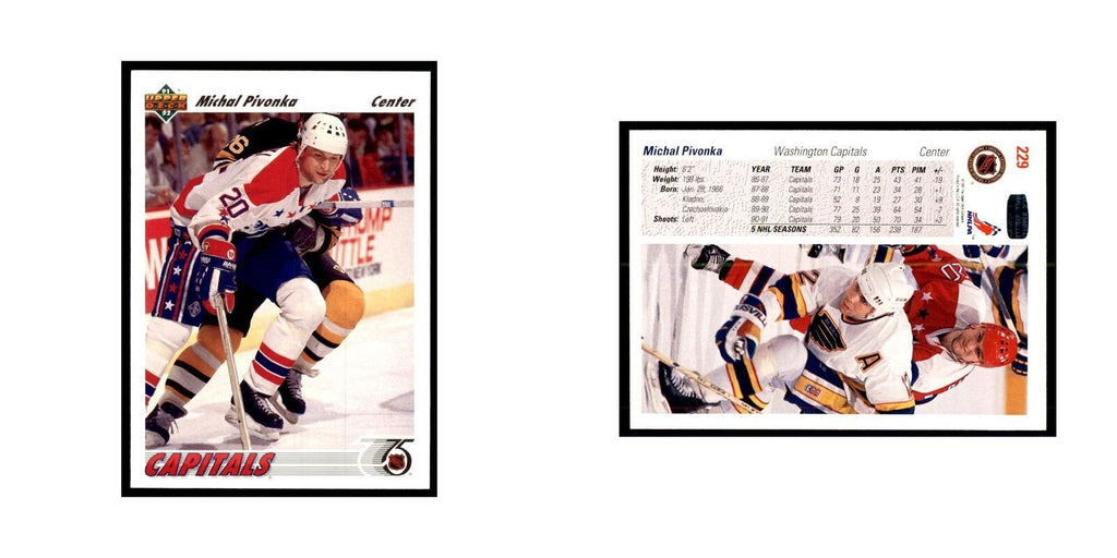 1991 Upper Deck Michal Pivonka Hockey Cards #229