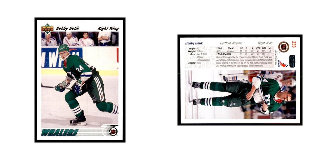 1991 Upper Deck Bobby Holik Hockey Cards #233