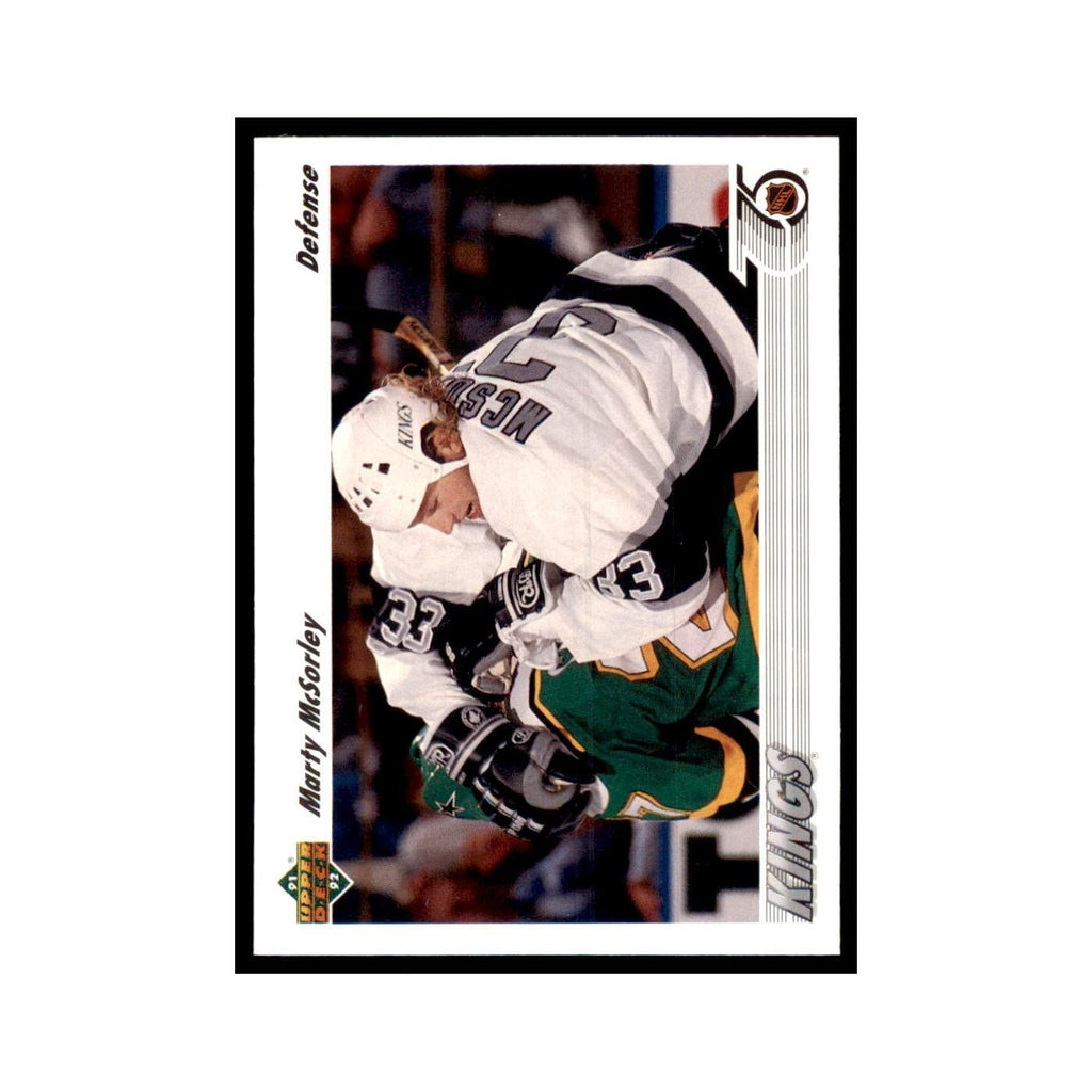 1991 Upper Deck Marty McSorley Hockey Cards #199