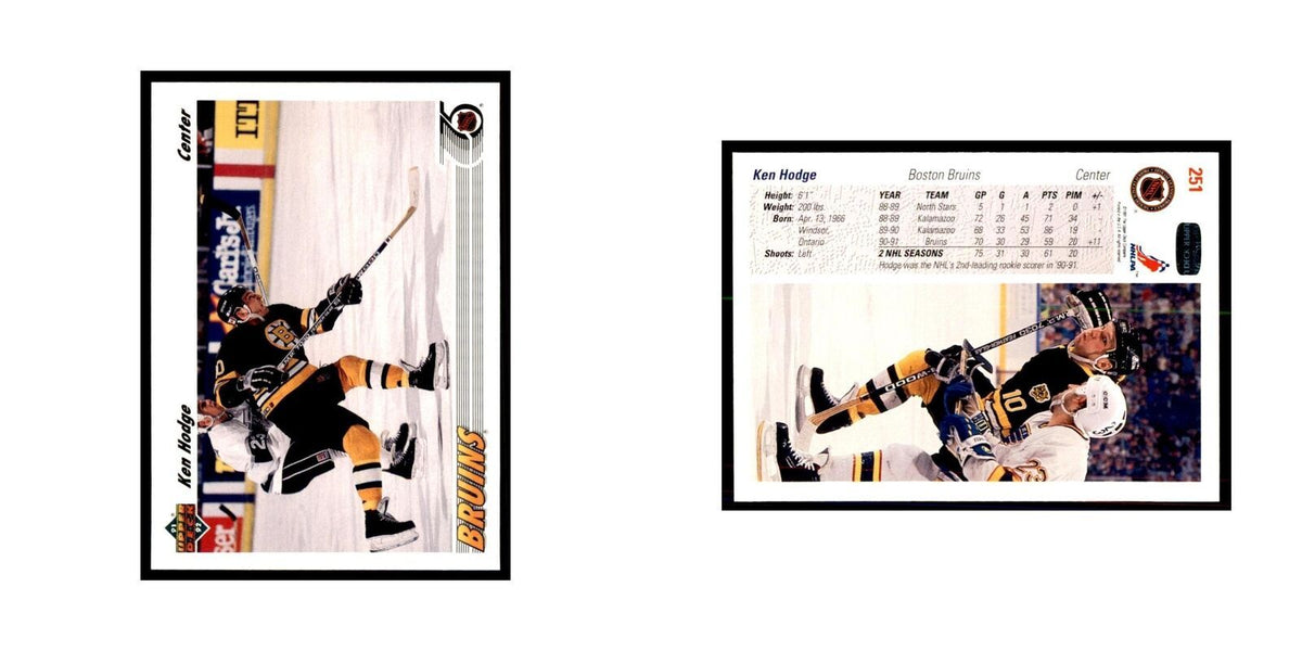 1991 Upper Deck Ken Hodge Hockey Cards #251