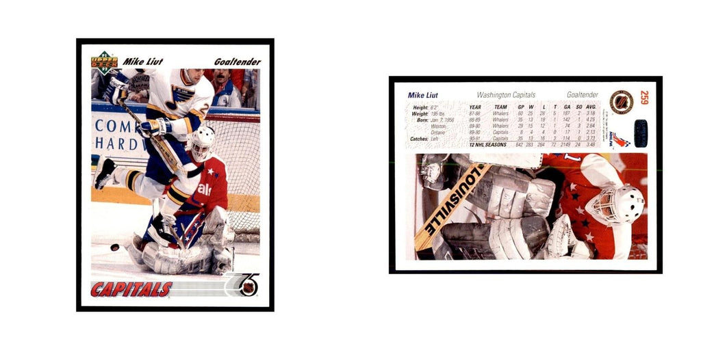 1991 Upper Deck Mike Liut Hockey Cards #259