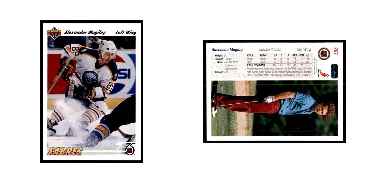 1991 Upper Deck Alexander Mogilny Hockey Cards #267