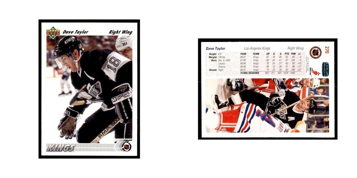 1991 Upper Deck Dave Taylor Hockey Cards #270