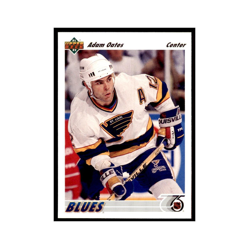 1991 Upper Deck Adam Oates Hockey Cards #252