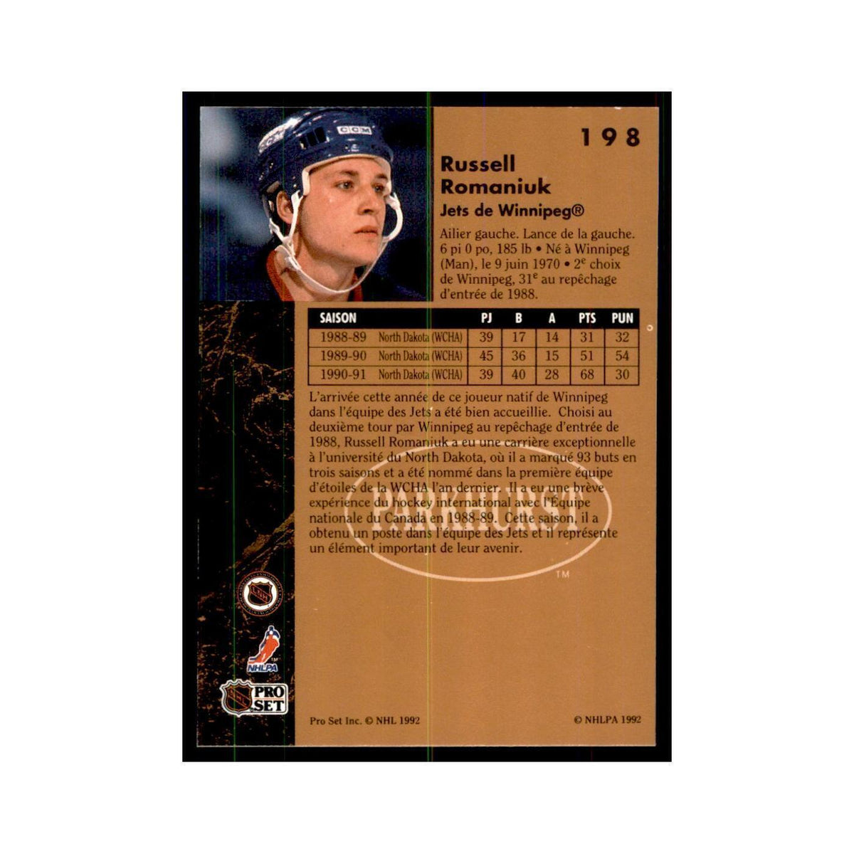 1991 Parkhurst French Kevin Hatcher Hockey Cards #198