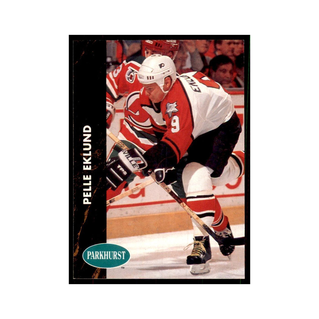 1991 Parkhurst French Pelle Eklund Hockey Cards #128