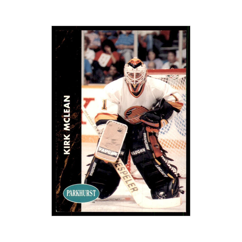 1991 Parkhurst French Kirk McLean Hockey Cards #181