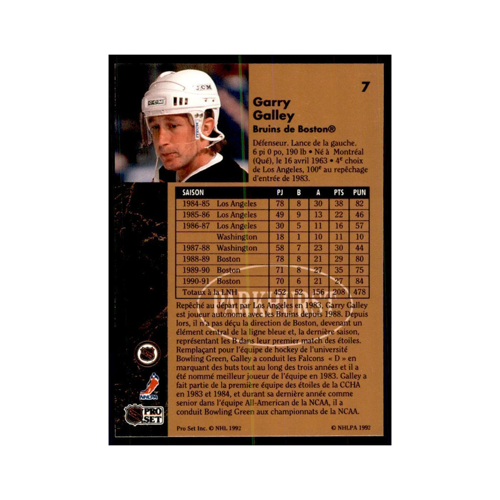 1991 Parkhurst French Garry Galley Hockey Cards #7