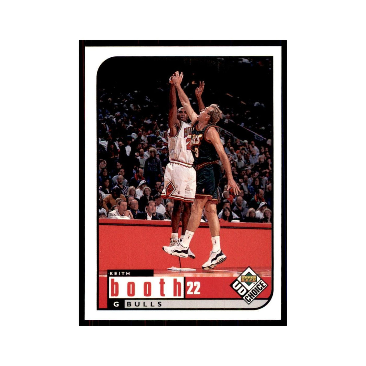 1998 UD Choice Keith Booth Basketball Cards #21