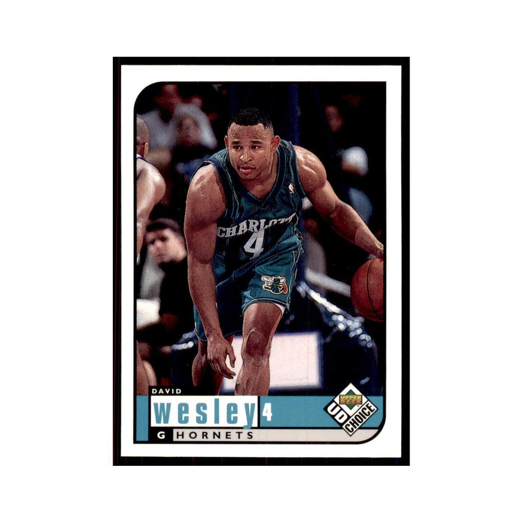 1998 UD Choice David Wesley Basketball Cards #12
