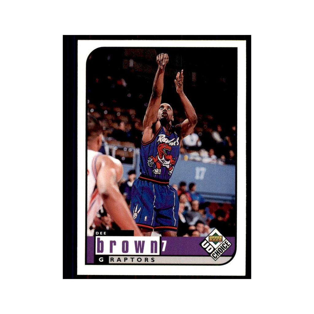 1998 UD Choice Dee Brown Basketball Cards #7