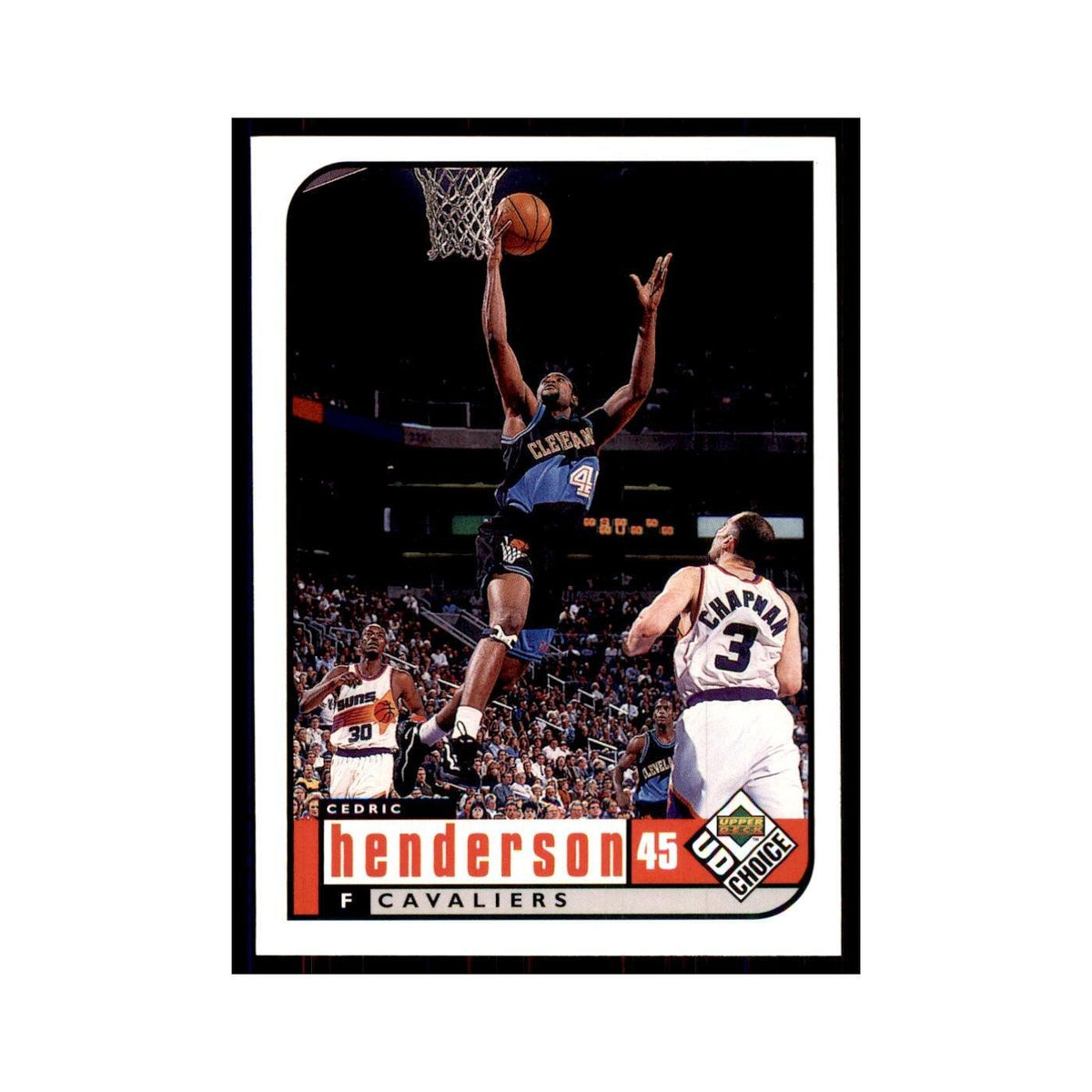 1998 UD Choice Cedric Henderson Basketball Cards #27