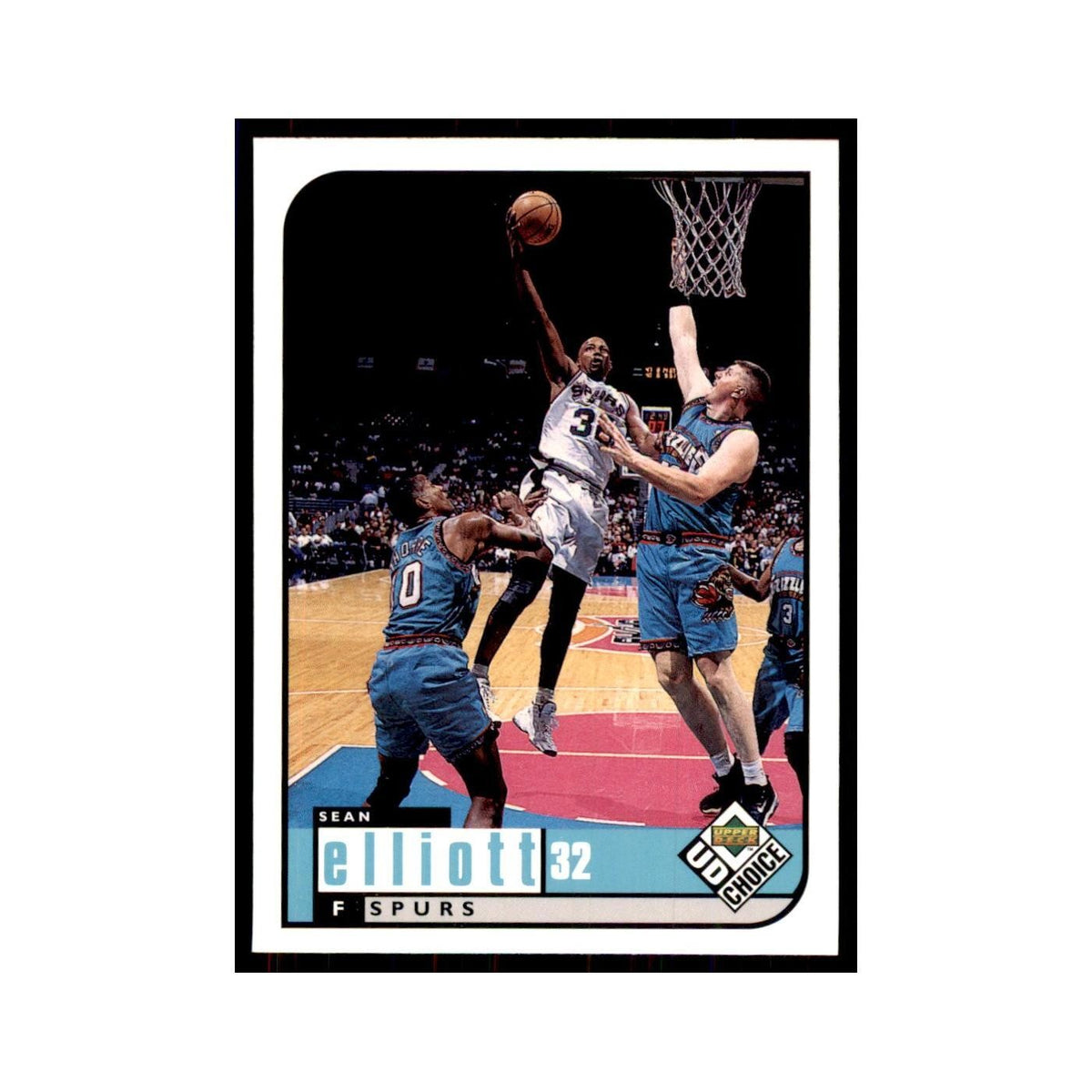 1998 UD Choice Sean Elliott Basketball Cards #127