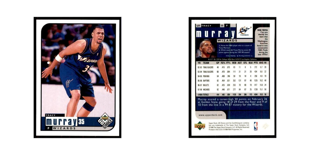 1998 UD Choice Lamond Murray Basketball Cards #155