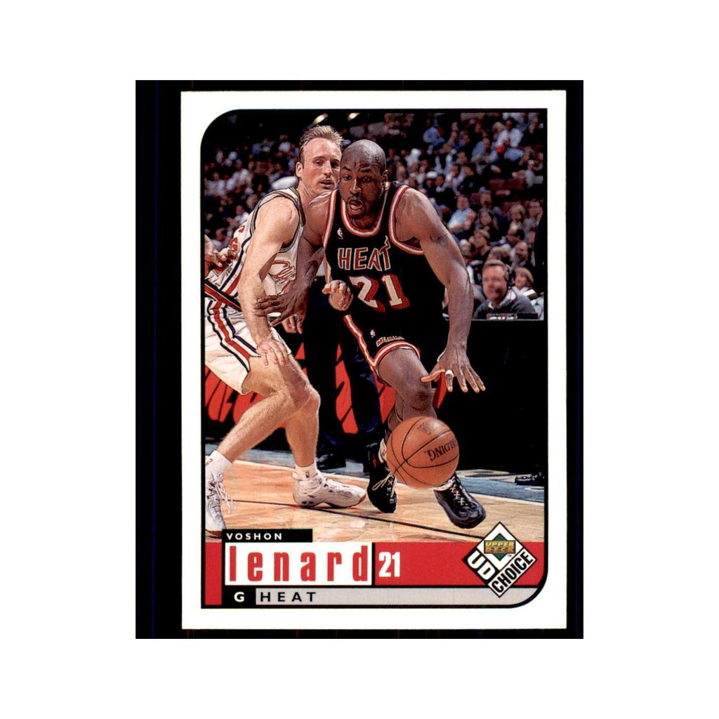 1998 UD Choice Voshon Lenard Basketball Cards #76