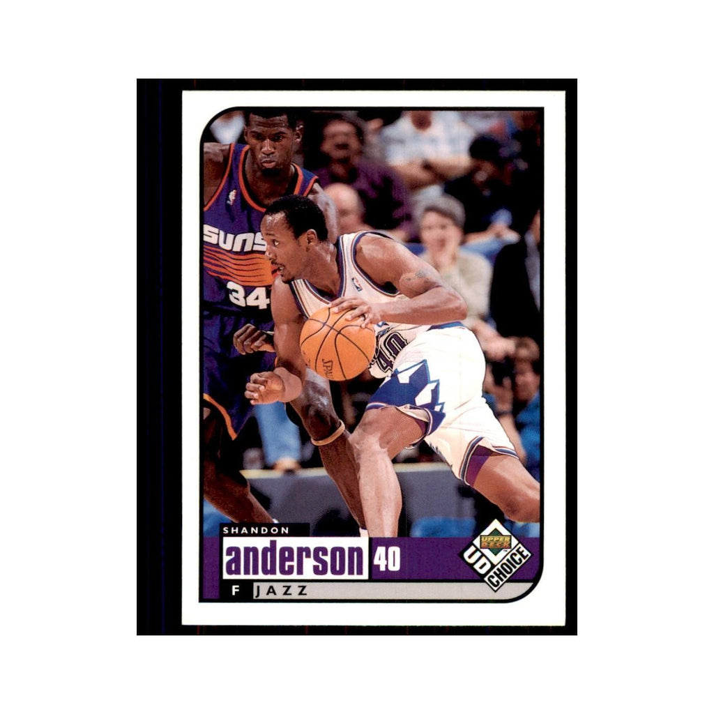 1998 UD Choice Shandon Anderson Basketball Cards #144