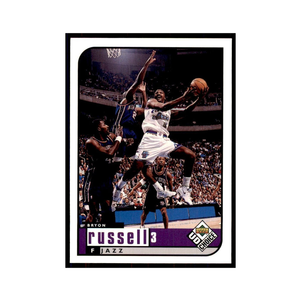 1998 UD Choice Bryon Russell Basketball Cards #146