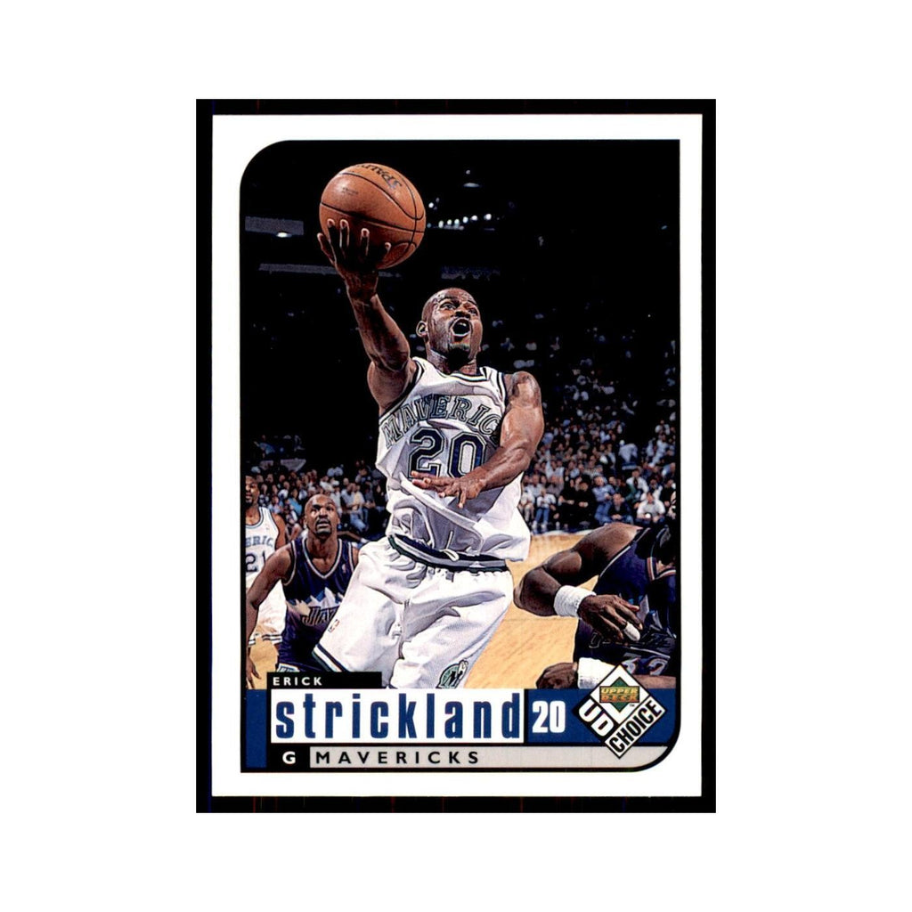 1998 UD Choice Erick Strickland Basketball Cards #30