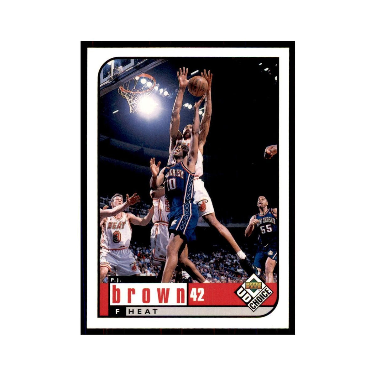 1998 UD Choice P.J. Brown Basketball Cards #73