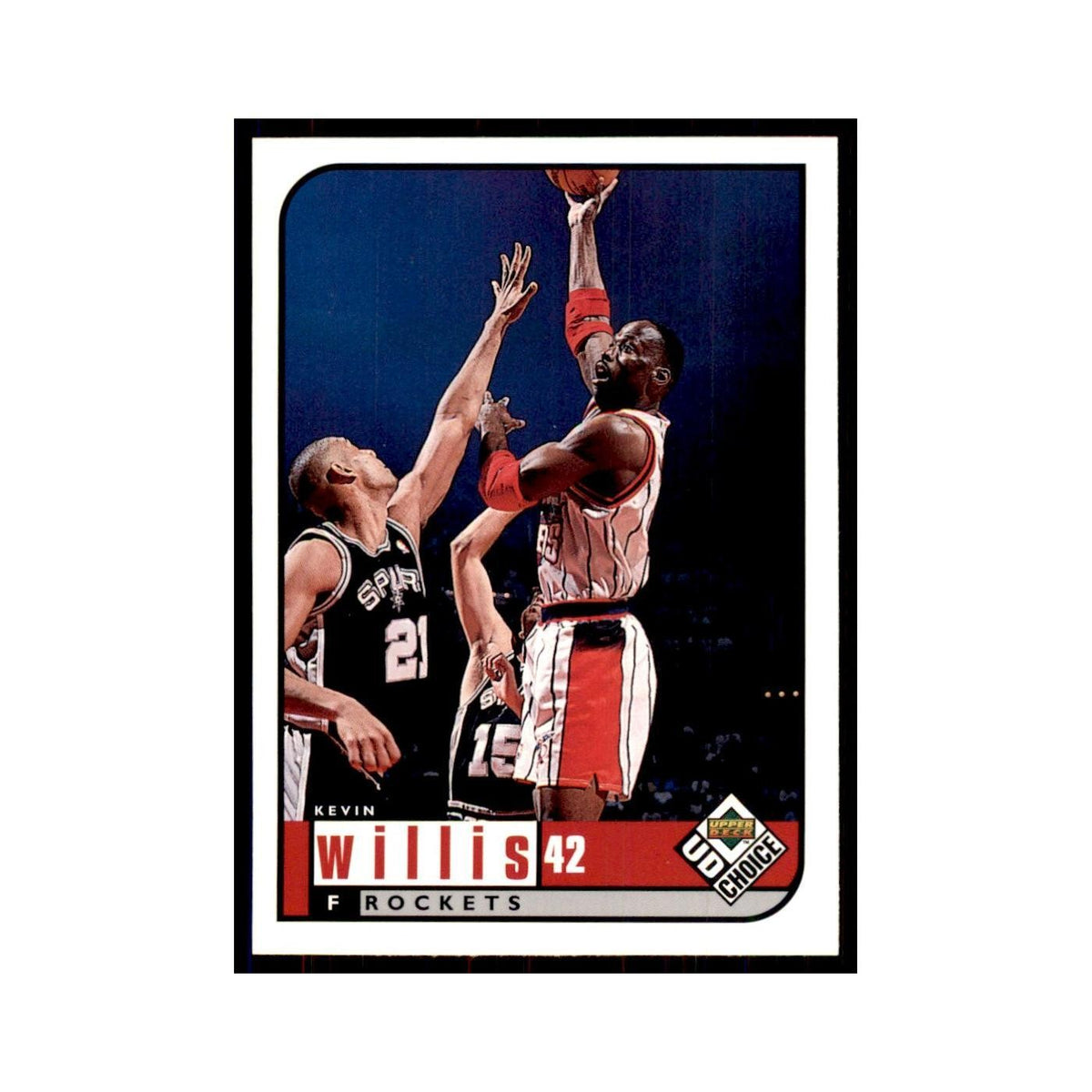 1998 UD Choice Kevin Willis Basketball Cards #55