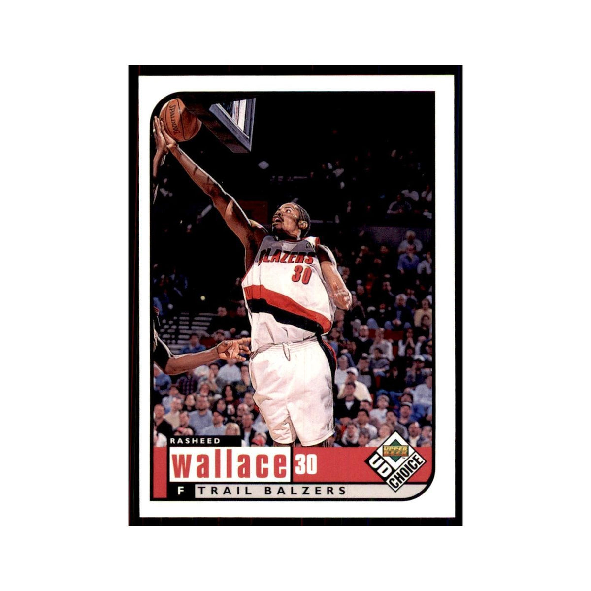 1998 UD Choice Rasheed Wallace Basketball Cards #118