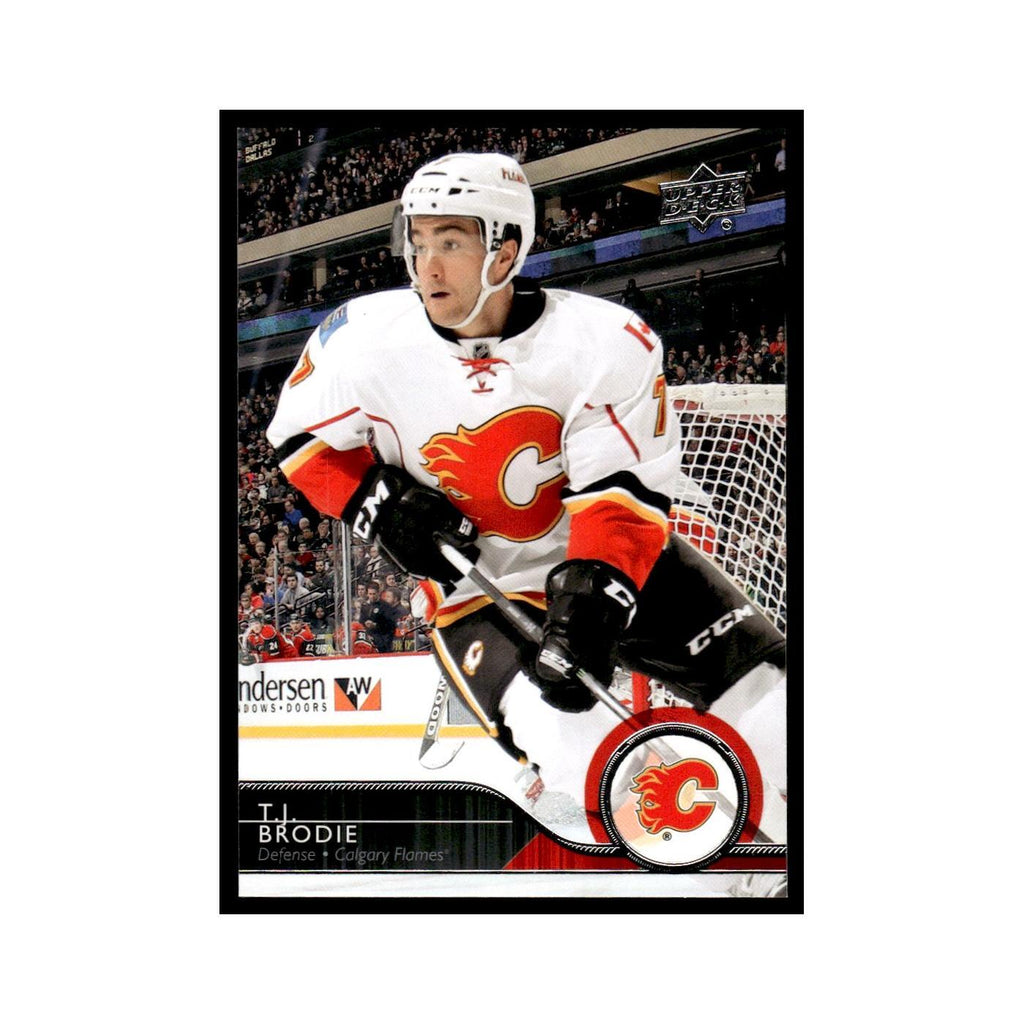T.J. Brodie 2014 Upper Deck #29 Calgary Flames Hockey Card NM