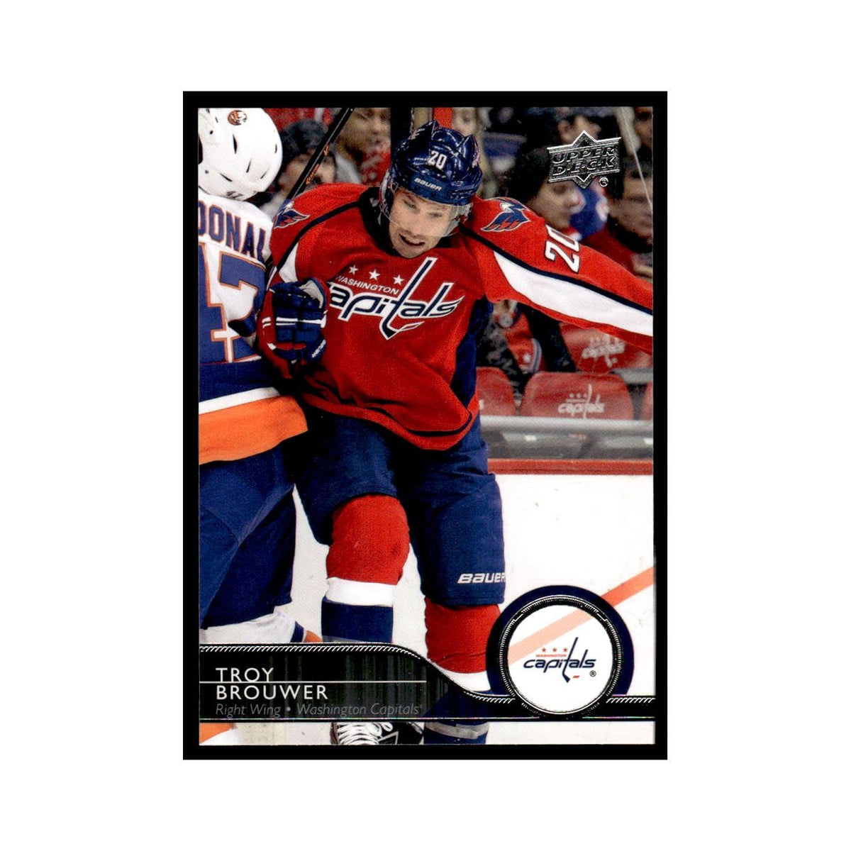 Troy Brouwer 2014 Upper Deck #191 Washington Capitals Hockey Card NM