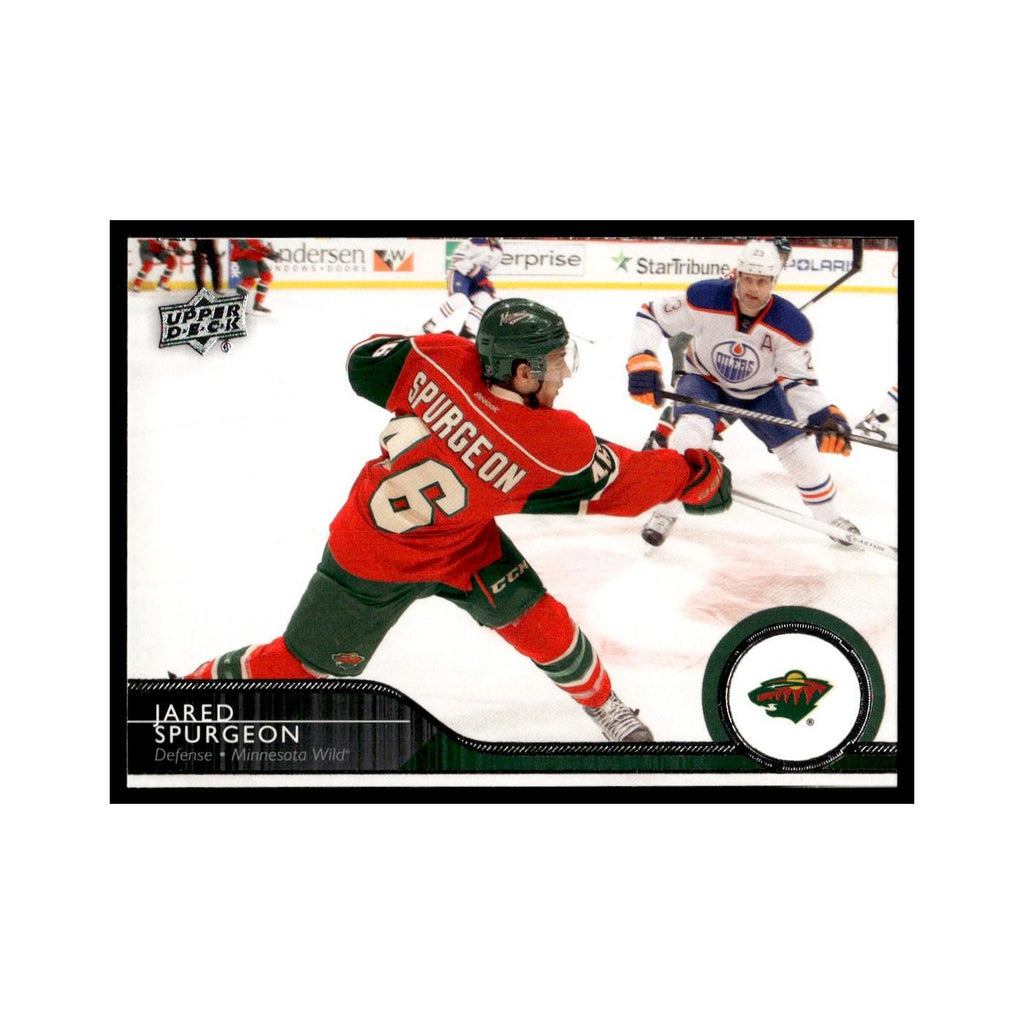 Jared Spurgeon 2014 Upper Deck #98 Minnesota Wild Hockey Card NM