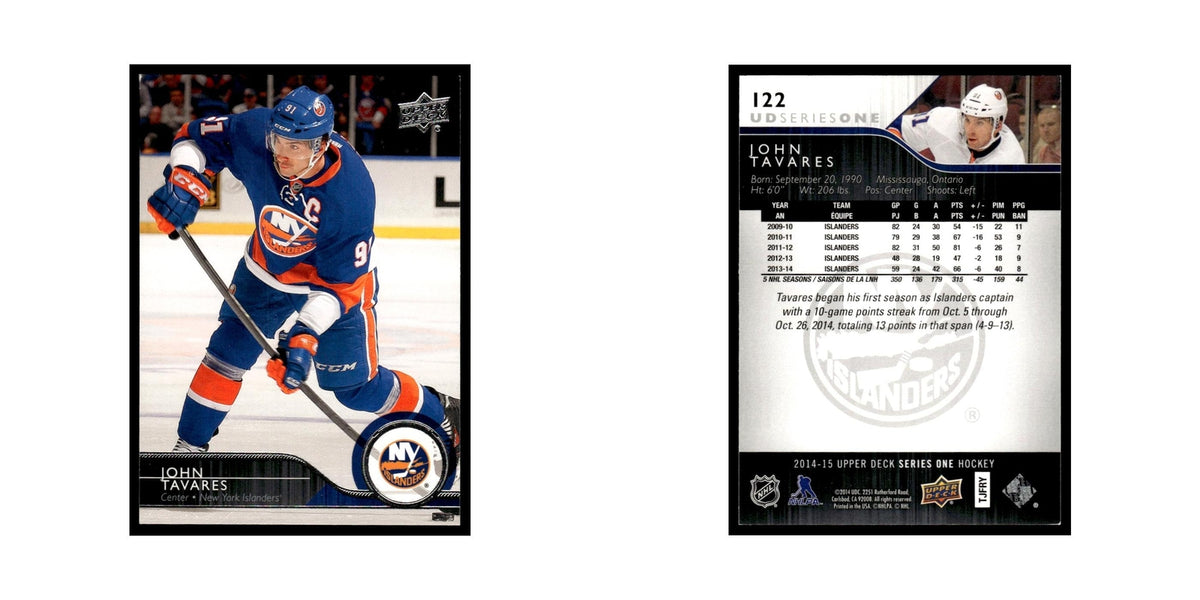 John Tavares 2014 Upper Deck #122 New York Islanders Hockey Card NM