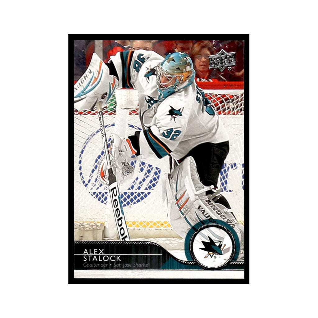Alex Stalock 2014 Upper Deck #160 San Jose Sharks Hockey Card NM