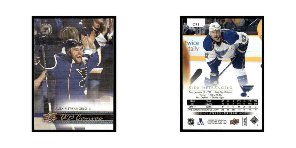 Alex Pietrangelo 2014 Upper Deck #C73 St. Louis Blues Hockey Card NM