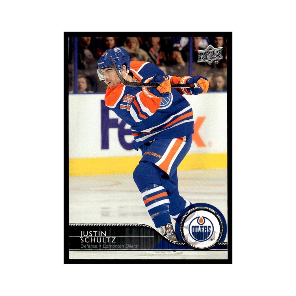 Justin Schultz 2014 Upper Deck #76 Edmonton Oilers Hockey Card NM