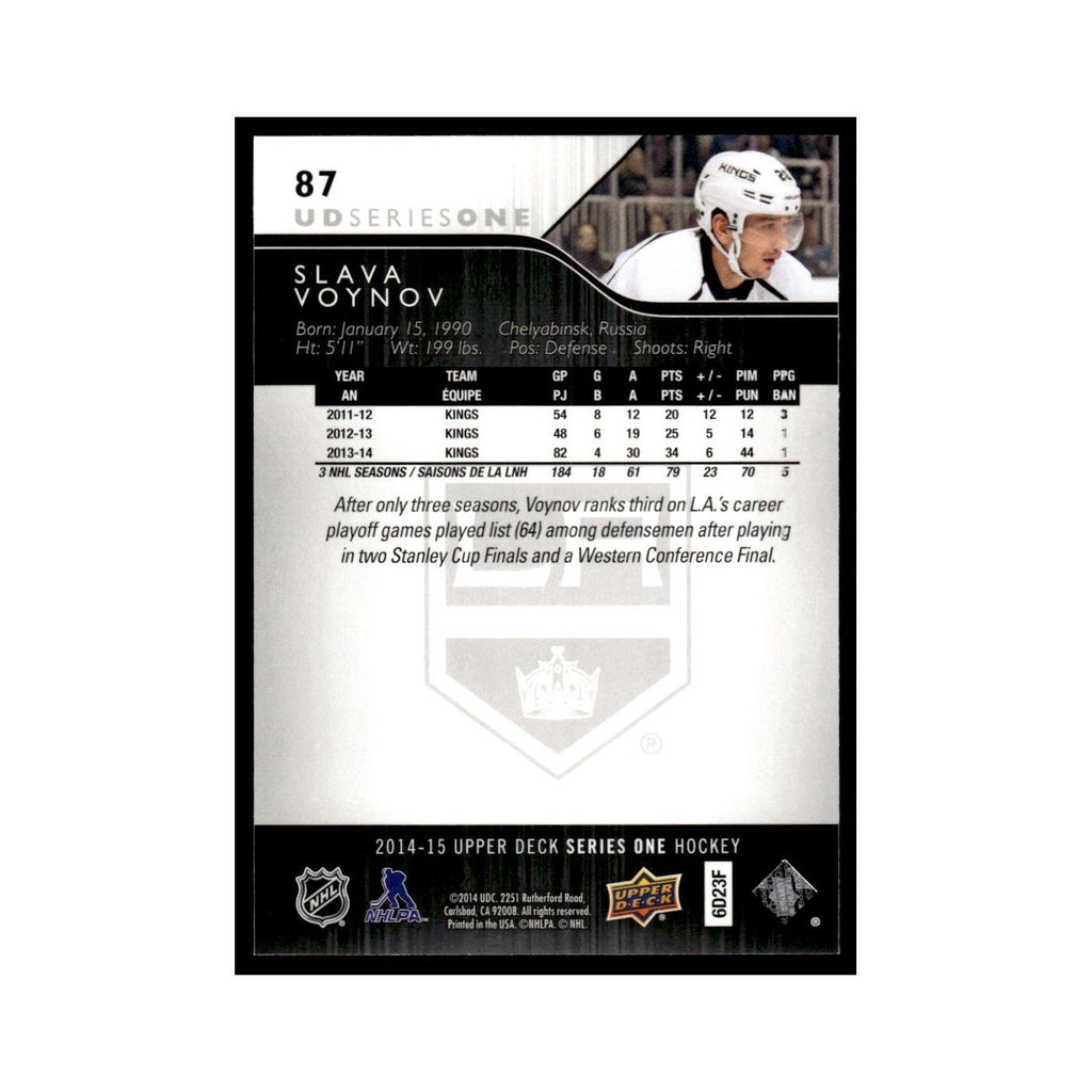 Slava Voynov 2014 Upper Deck #87 Los Angeles Kings Hockey Card NM