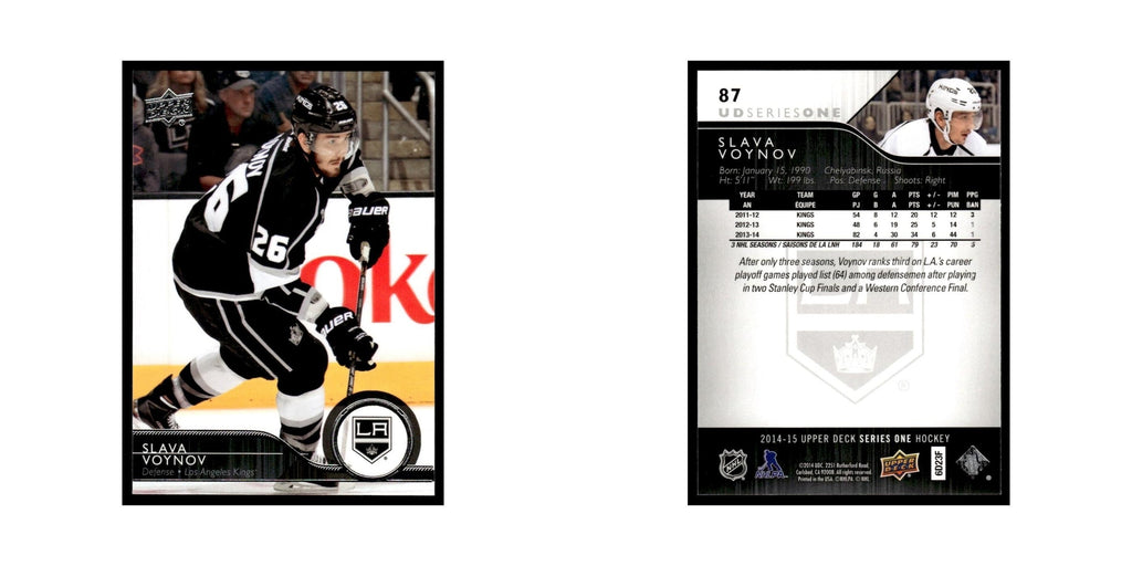 Slava Voynov 2014 Upper Deck #87 Los Angeles Kings Hockey Card NM