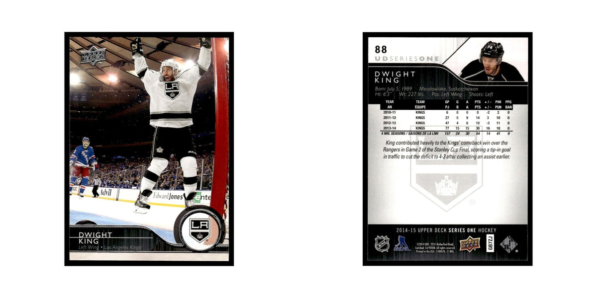 Dwight King 2014 Upper Deck #88 Los Angeles Kings Hockey Card NM