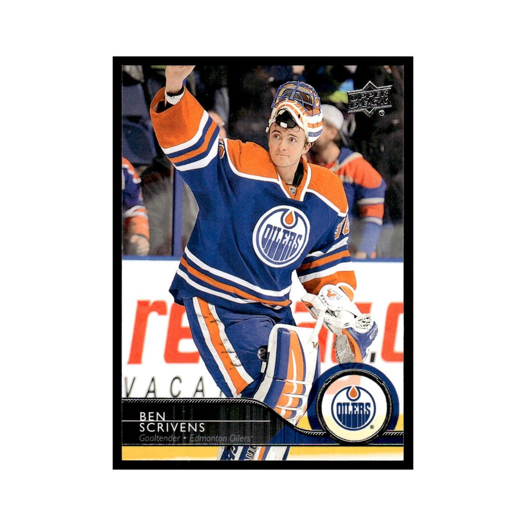 Ben Scrivens 2014 Upper Deck #73 Edmonton Oilers Hockey Card NM
