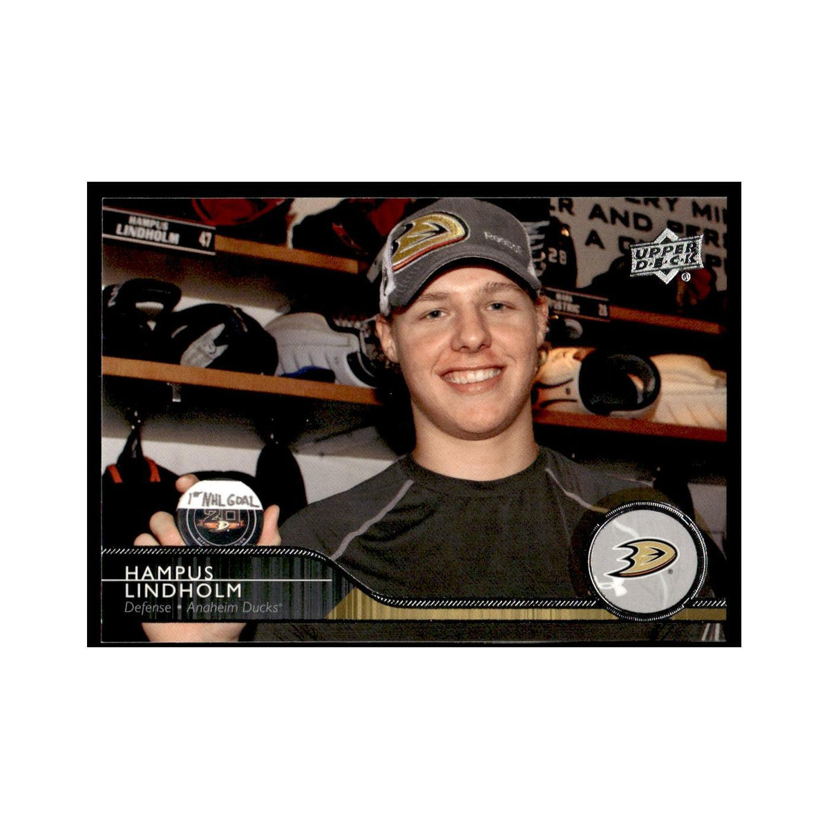 Hampus Lindholm 2014 Upper Deck #6 Anaheim Ducks Hockey Card NM