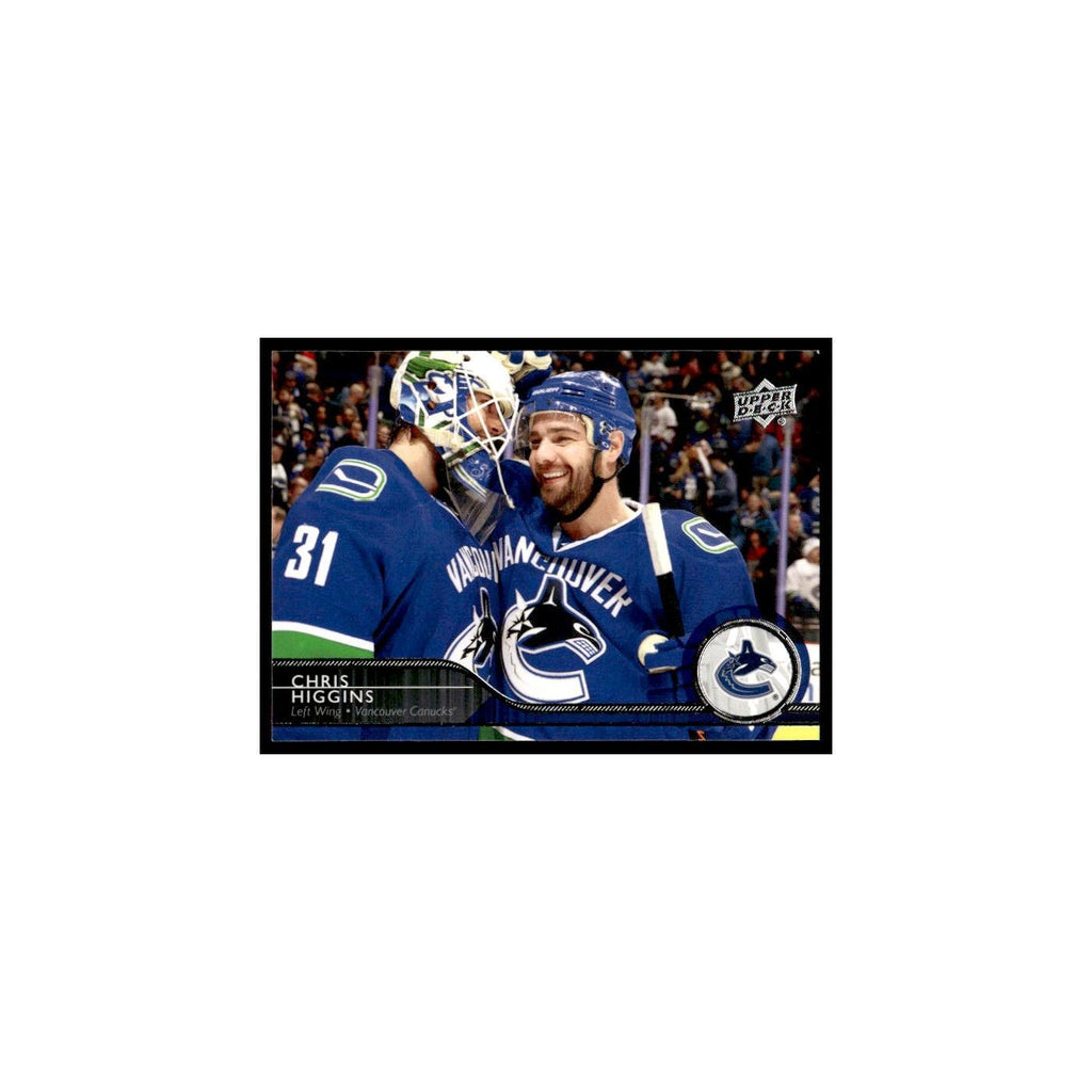 Chris Higgins 2014 Upper Deck #184 Vancouver Canucks Hockey Card NM