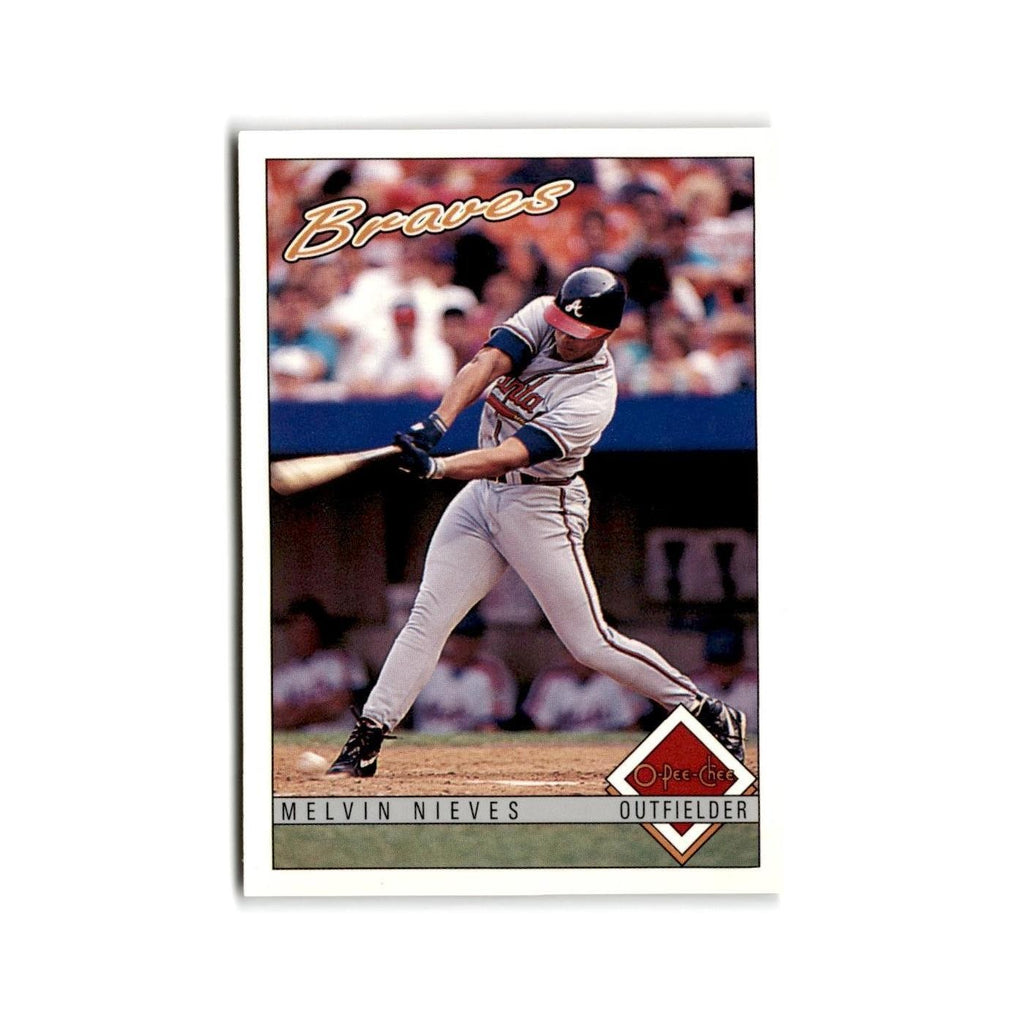 Melvin Nieves 1993 O-Pee-Chee #246 Atlanta Braves Baseball Card NM