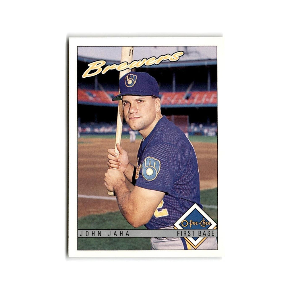 John Jaha 1993 O-Pee-Chee #190 Milwaukee Brewers Baseball Card NM