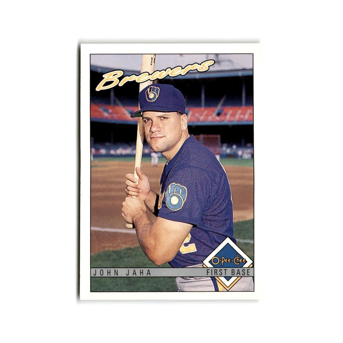 John Jaha 1993 O-Pee-Chee #190 Milwaukee Brewers Baseball Card NM