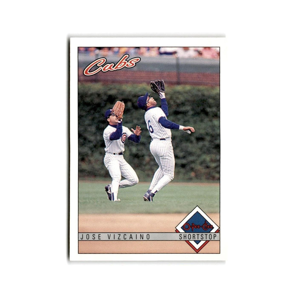 Jose Vizcaino 1993 O-Pee-Chee #345 Chicago Cubs Baseball Card NM