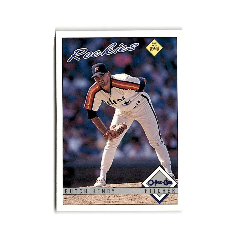 Butch Henry 1993 O-Pee-Chee #200 Colorado Rockies Baseball Card NM