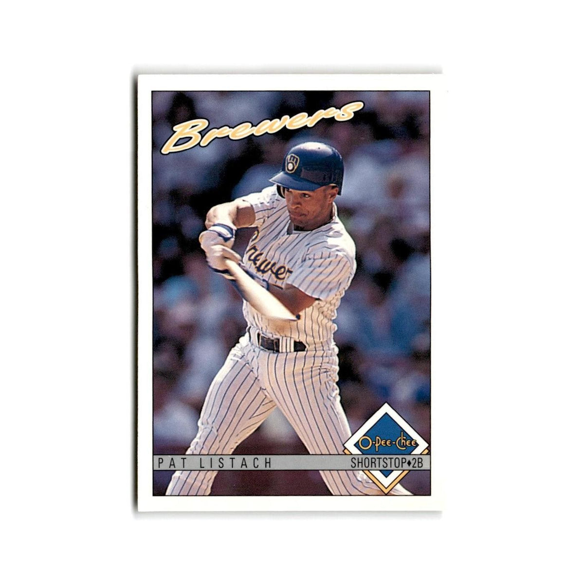 Pat Listach 1993 O-Pee-Chee #205 Milwaukee Brewers Baseball Card NM