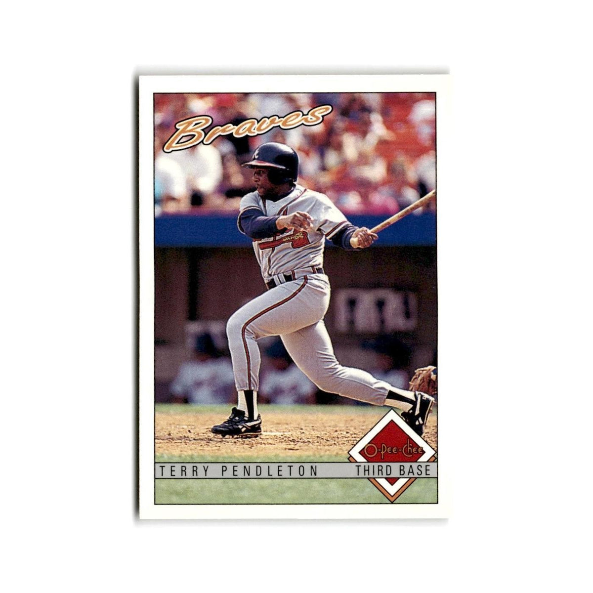 Terry Pendleton 1993 O-Pee-Chee #322 Atlanta Braves Baseball Card NM