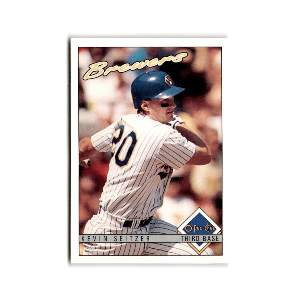 Kevin Seitzer 1993 O-Pee-Chee #312 Milwaukee Brewers Baseball Card NM