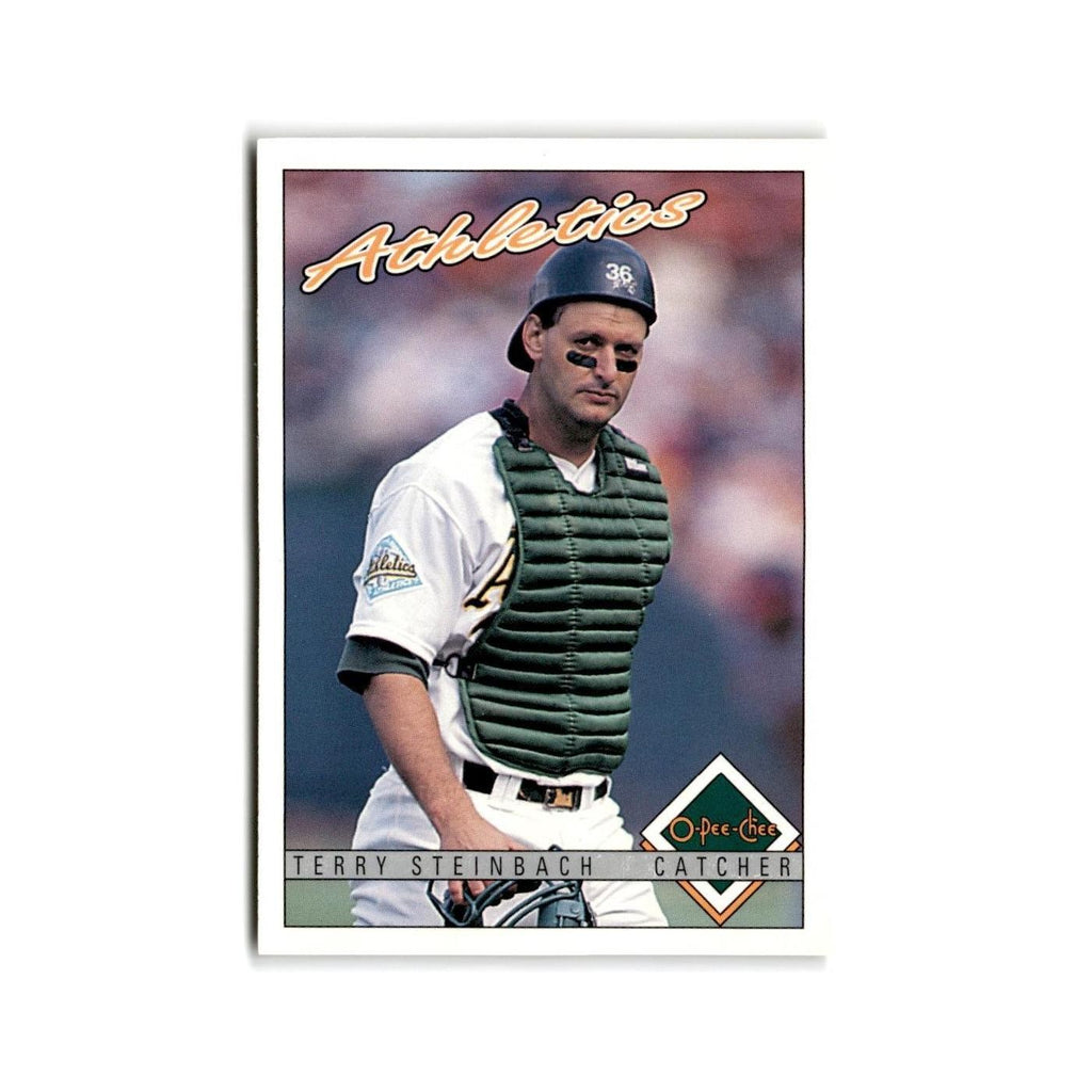 Terry Steinbach 1993 O-Pee-Chee #268 Oakland Athletics Baseball Card NM